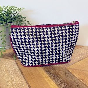 Houndstooth pouch